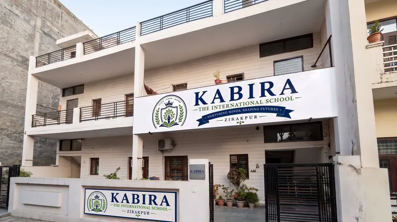 Front view of Kabira The International School in Zirakpur